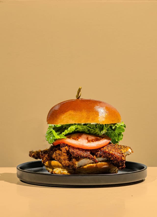 Crispy chicken sandwich